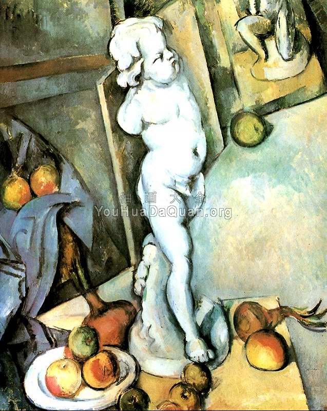 Still Life with Cherub - 保罗·塞尚